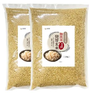 春日屋 特Aひとめぼれ米 残留農薬ゼロ 発芽玄米 1.5kg×2袋（3.0kg）無洗米 大分県産 皇室献上米